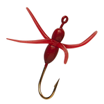 Custom Jigs&Spins Nuclear Ant Size 10 Blood Red 2-pk