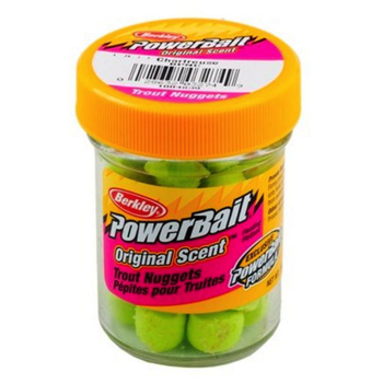 PowerBait Power Nuggets Chartreuse 1.1oz Bottle