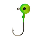 Berkley Round Ball Jigs. 1/4oz Yellow/Green 6-pk