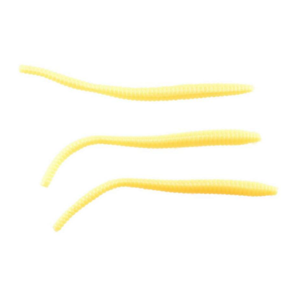 PowerBait Floating 3 Trout Worm Cheese 15-pk - Gagnon Sporting Goods