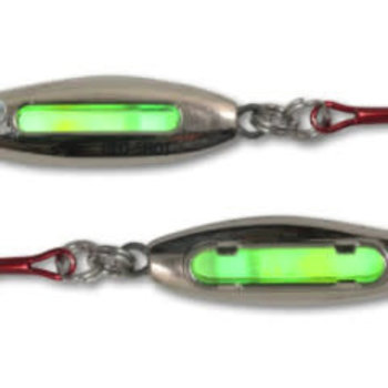 Northland Glo-Shot Fire-Belly Spoon Silver Shiner 3/8oz
