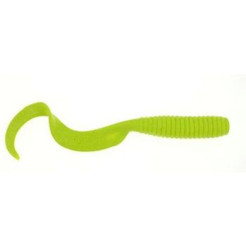 Gulp Saltwater 8" Grub Chartreuse 3-pk