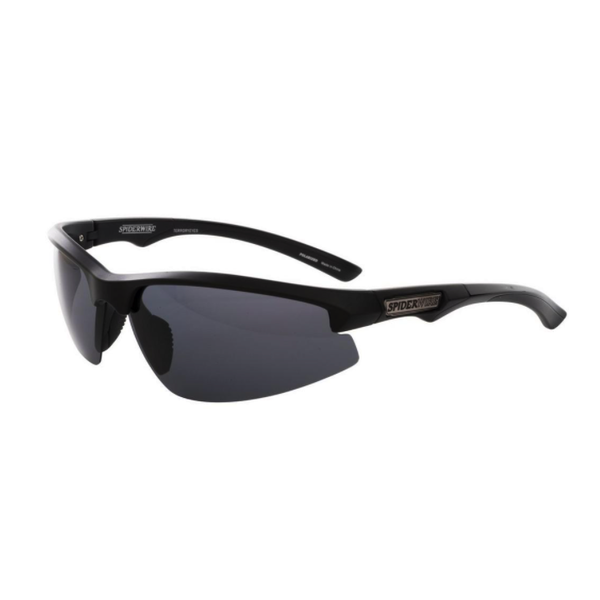 SpiderWire Terror Eyes Polarized Sunglasses. Gloss Black/Smoke/Green SSGTEMBL-HS