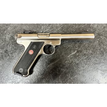 Ruger Mark III Target 22 LR Stainless Semi Auto Pistol w/2 Mags