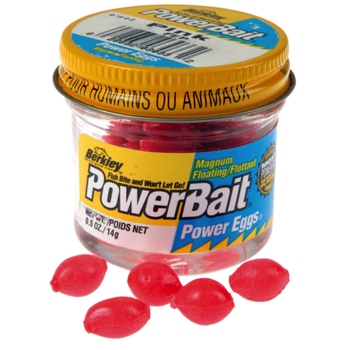 PowerBait Power Eggs Floating Magnum Pink .5oz Jar