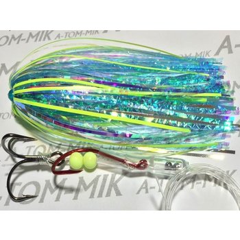 A-Tom-Mik Tournament Rigged Fly With Owner Hook And Segar Line Silver Hammer