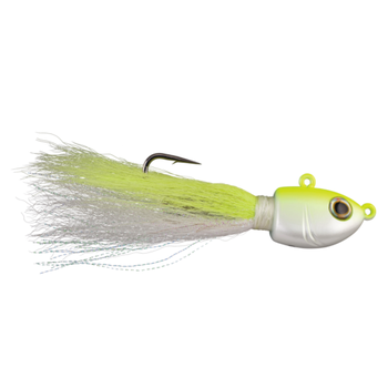 Berkley Fusion19 Bucktail Jig 3/8oz White Chartreuse