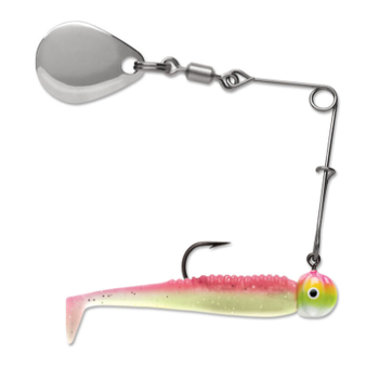 VMC Boot Tail Spinnerbait 1/8oz Pink Chartreuse Glow (YS)