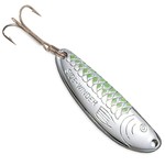 Acme Sidewinder 1/2oz Spoon. Nickel/Chartreuse Stripe