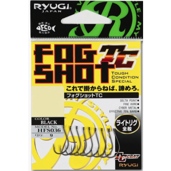 RYUGI FOG SHOT DROP SHOT HOOK TC COAT