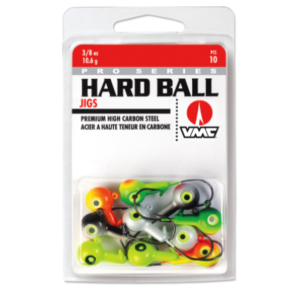 VMC Hard Ball Jig's 1/8oz Assorted 10-pk
