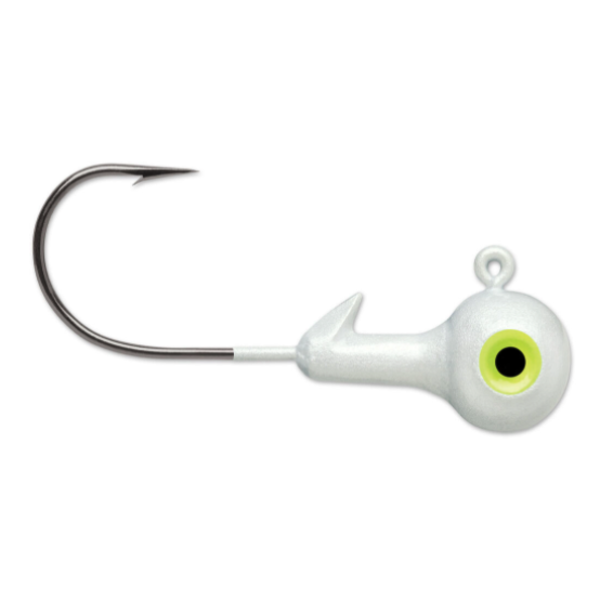 VMC Hard Ball Jig's 1/4oz White 4-pk