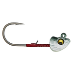 Megabass Okashira Jig Head 1/8oz 3/0 Real Minnow 3-pk