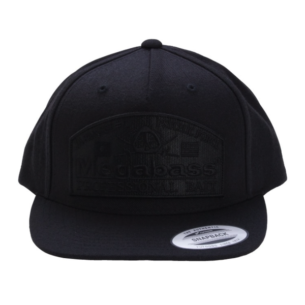 Megabass Psychic Snapback Hat Blackout - Gagnon Sporting Goods