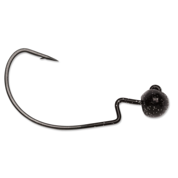 VMC Finesse Rugby Jig 1/8oz Black 4-pk