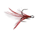 VMC X-Rap Tail Dressed #6 Treble. 2-pk Red