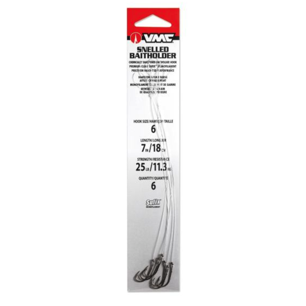 VMC Snelled Baitholder #2 6-pk