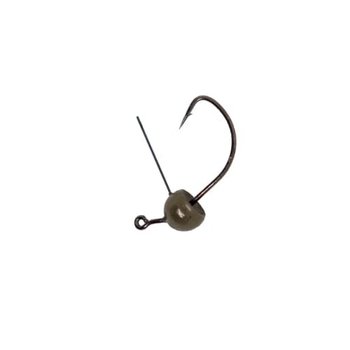 X Zone Tungsten Weedless Wacky Jig Green Pumpkin  1/4oz 2-pk