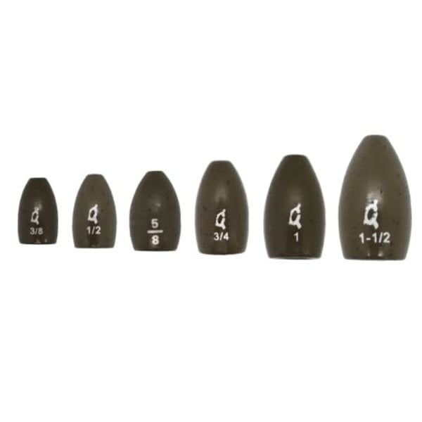 X Zone Tungsten Flipping Weight Green Pumpkin  1 1/2 oz 1-pk