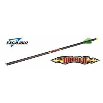 Excalibur 22DV18-72 18-Inch 250-Grain Reinforced Diablo Carbon Arrows