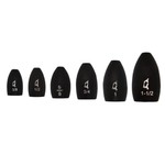 X Zone Tungsten Flipping Weight Black  1 1/2 oz 1-pk