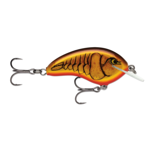 Rapala Ott's Garage Tiny 4 Dark Brown Crawdad 2-1/4" 5/16oz