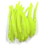 Cleardrift Tackle Trout Worm 3" Chartreuse /Glitter Bomb 20-pk