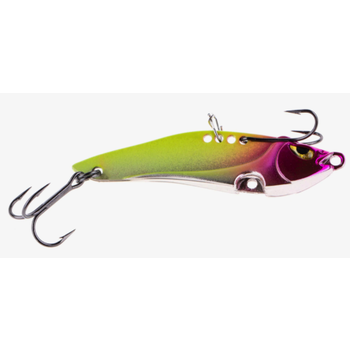 VMC Rattle Spoon 1/4oz Chartreuse Shiner - Gagnon Sporting Goods