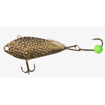 Freedom Tackle Hammered Minnow Spoon 3/8oz Gold
