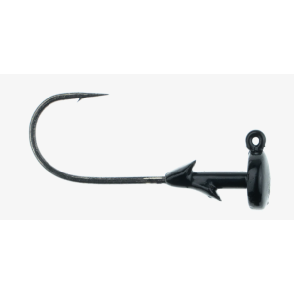 Freedom Tackle Ned Head Black 2/0 1/8oz 3-pk