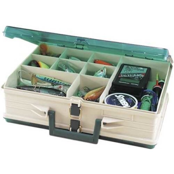 Plano Magnum Tackle Box Double Side Sandstone/Green