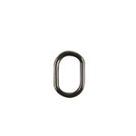 Owner Oval Split Ring #4 Black Chrome 53lb 20-pk