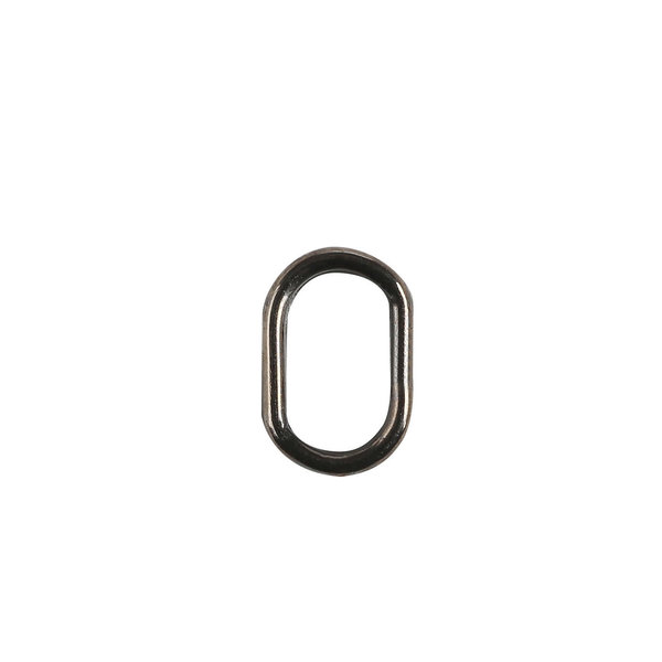 Owner Oval Split Ring #3 Black Chrome 53lb 20-pk