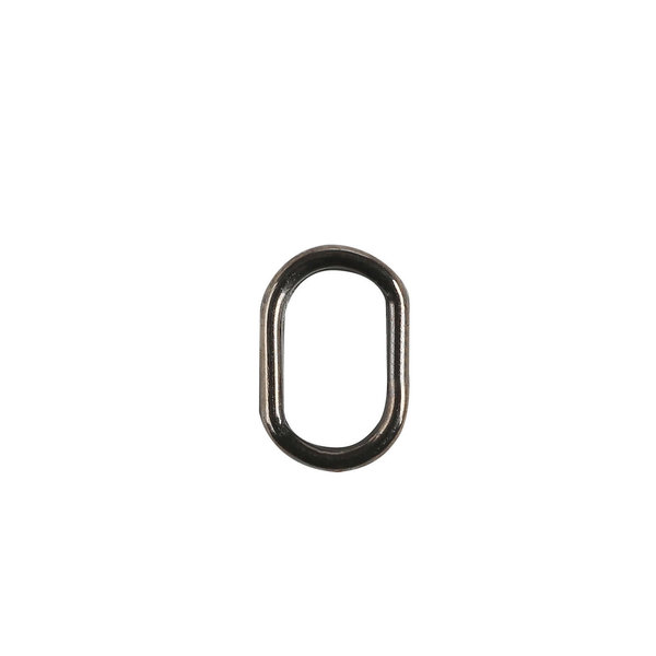 Owner Oval Split Ring #4 Black Chrome 53lb 20-pk