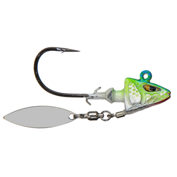Mustad Underspin Shad 1/4oz Blue/Chart/White
