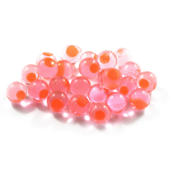 Cleardrift Tackle Embryo Soft Bead  Candy Apple/ Orange Dot 8mm
