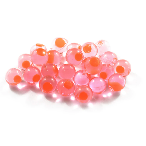 Cleardrift Tackle Embryo Soft Bead  Candy Apple/ Orange Dot 8mm