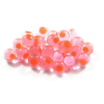 Cleardrift Tackle Embryo Soft Bead  Candy Apple/ Orange Dot 6mm