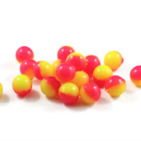 Cleardrift Tackle Cleardrift Tackle Glow Soft Eggs 6mm 50/50 Glow Chartreuse/ Glow Hot Pink 24-pk