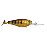 Spro Madeye Shad 55 Gold Purple Perch