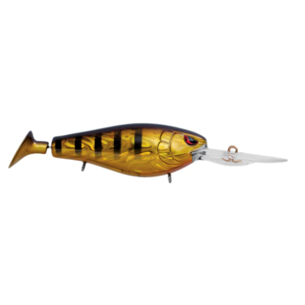 Spro Madeye Shad 55 Gold Purple Perch