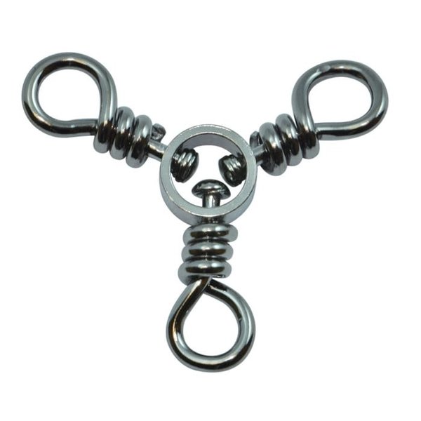 Spro Three Way Swivel. Size 4 5-pk