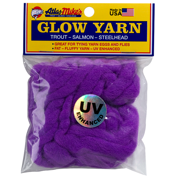 Atlas-Mike's Glow Yarn. Dark Purple