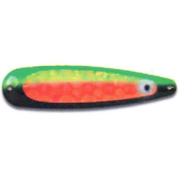 Warrior Lures Magnum 4 3/4" UV Elite 188N Black Yellowtail Spoon