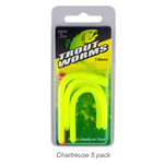 TroutMagnet Trout Worm Chartreuse