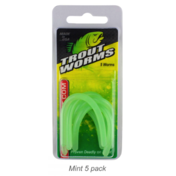 Trout Magnet Trout Worm Mint Green - Gagnon Sporting Goods