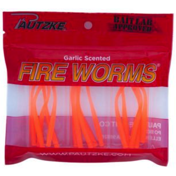 Pautzke Bait Co. Fire Worms Orange 15/pkg