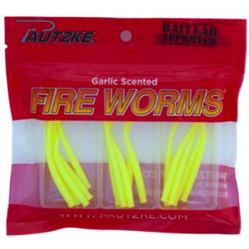 Pautzke Bait Co. Fire Worms Chartreuse 15/pkg