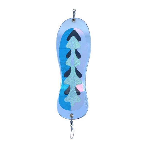 Michigan Stinger Sidekick 9''Rotating Flasher Blue Dragon Lady