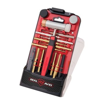 Real Avid Accu-Punch Hammer & Pin Punch Set, Brass